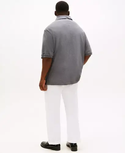 Men's Big & Tall Classic-Fit Ivy Polo - Medium Grey Heather - 2