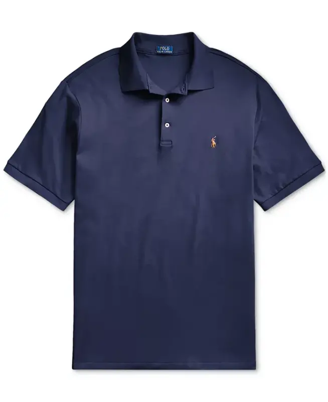 Men's Big & Tall Polo Shirt - Refined Navy - 5