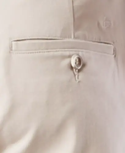 Men's Big & Tall Easy Classic Pleated Fit Khaki Stretch Pants-Light Beige - 6