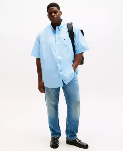 Men's Big & Tall Maxwell Short-Sleeve Button-Down Shirt - TOMMY HILFIGER (1)