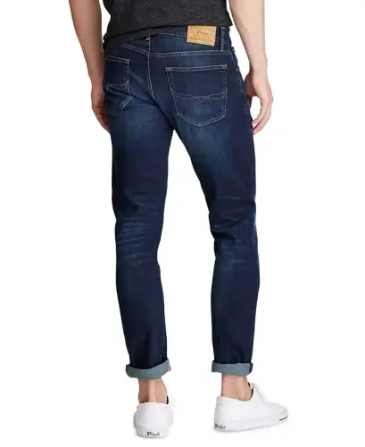 Men's Big & Tall Prospect Straight Stretch Jeans-Murphy Stretch Dark - POLO RALPH LAUREN (1)