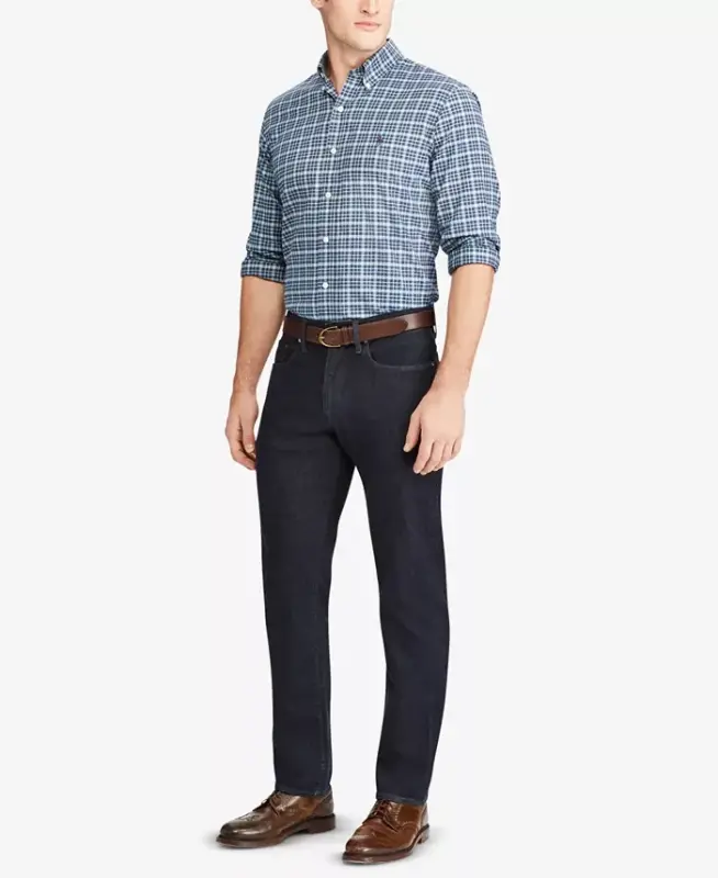 Men's Big & Tall Prospect Straight Stretch Jeans - Navy - 7
