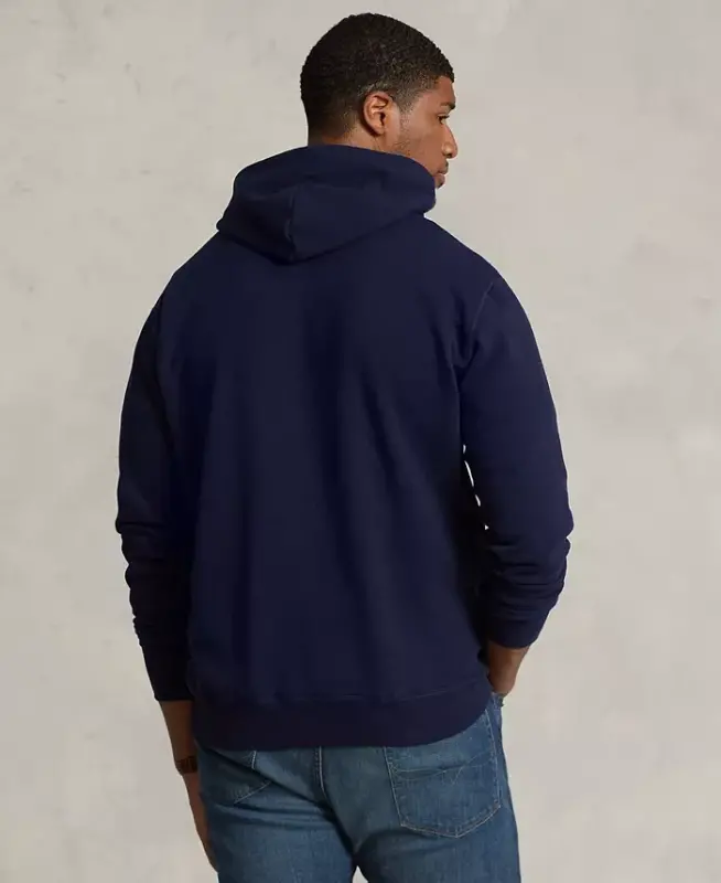 Men's Big & Tall The RL Fleece Hoodie-Cruise Navy - 2