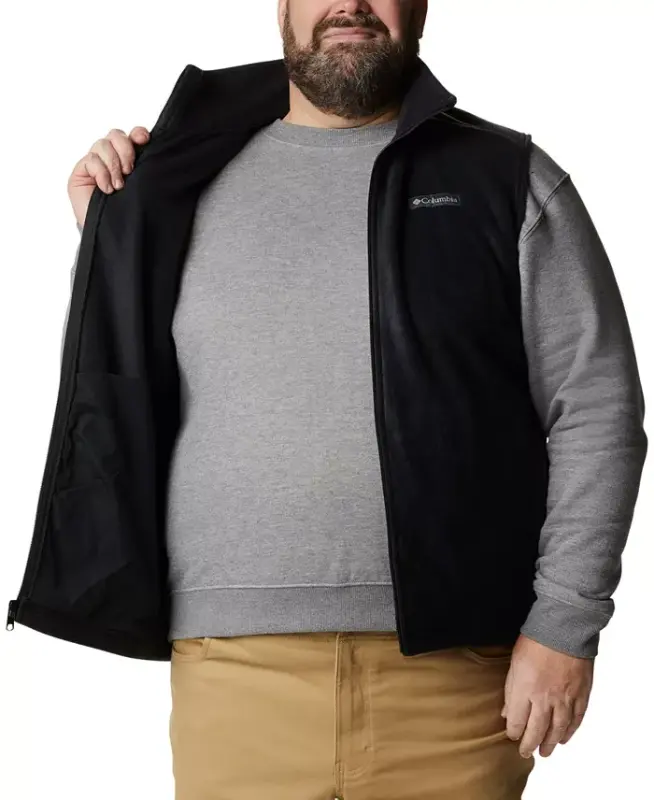 Men's Big & Tall Steens Mountain Vest - Black - 6
