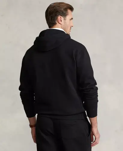 Men's Big & Tall Full-Zip Signature Fleece Hoodie - Polo Black - 4