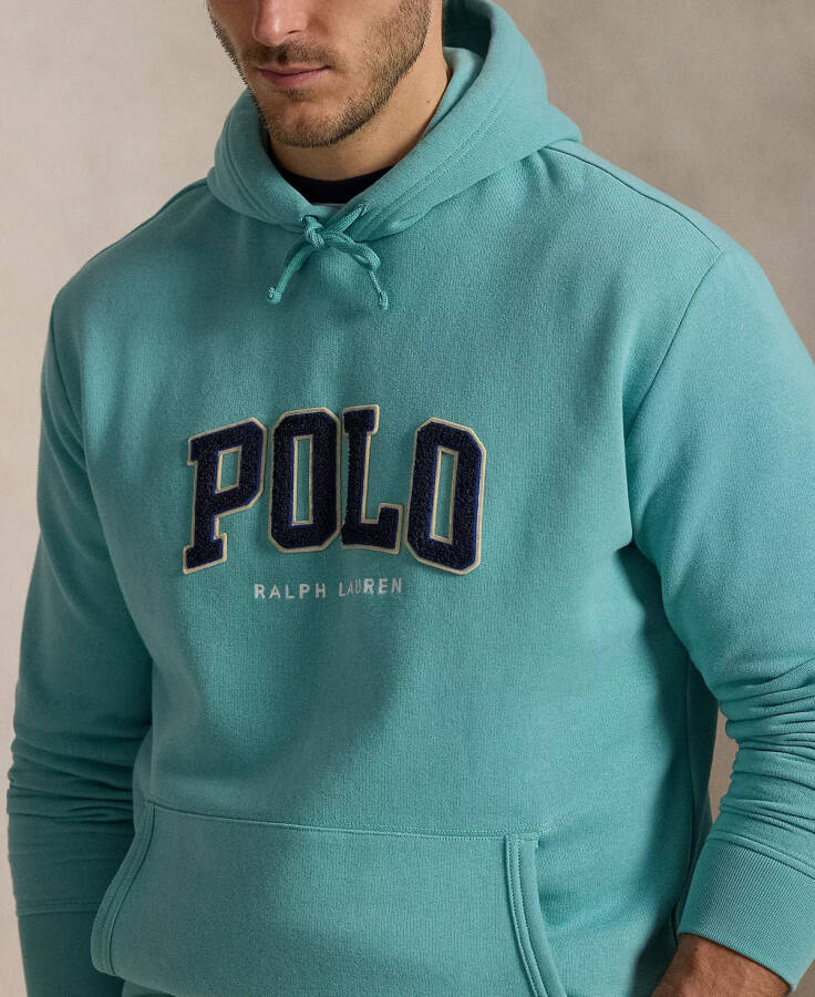 Erkek Büyük & Uzun The RL Polar Logo Kapüşonlu Sweatshirt Yeşil - 3