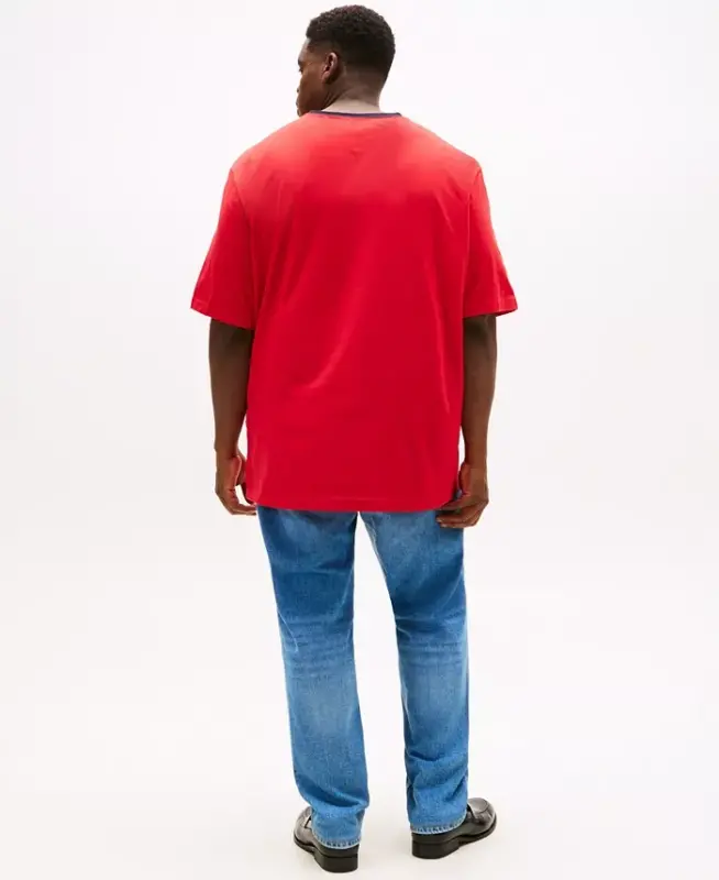 Men's Big & Tall Tino Logo Short Sleeve T-Shirt - Primary Red - 2
