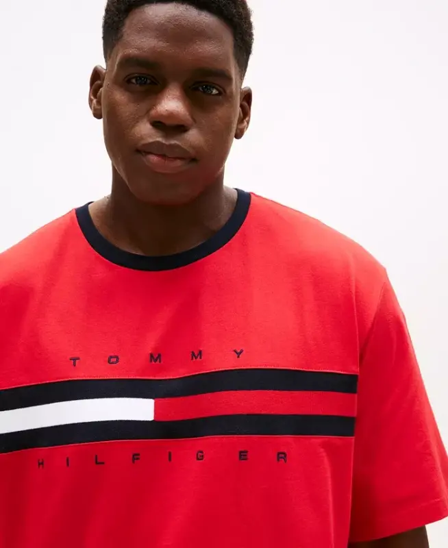 Men's Big & Tall Tino Logo Short Sleeve T-Shirt - Primary Red - 3