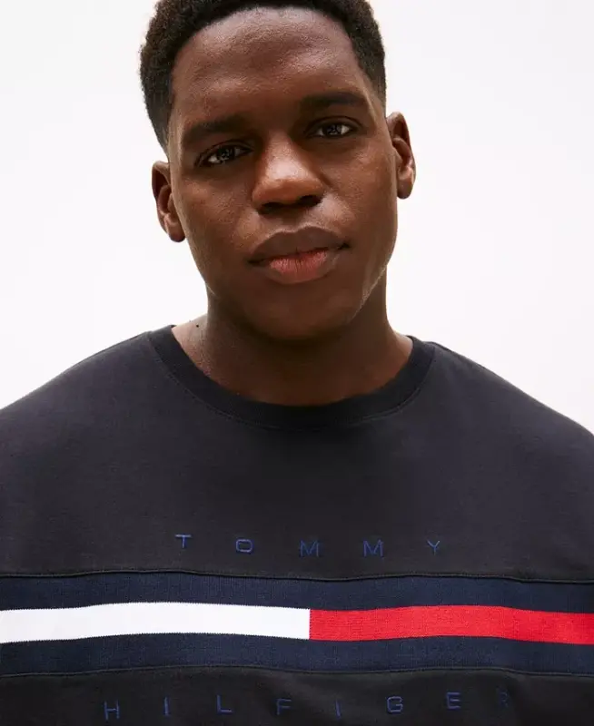 Men's Big & Tall Tino Logo Short Sleeve T-Shirt - Dark Sable - 3