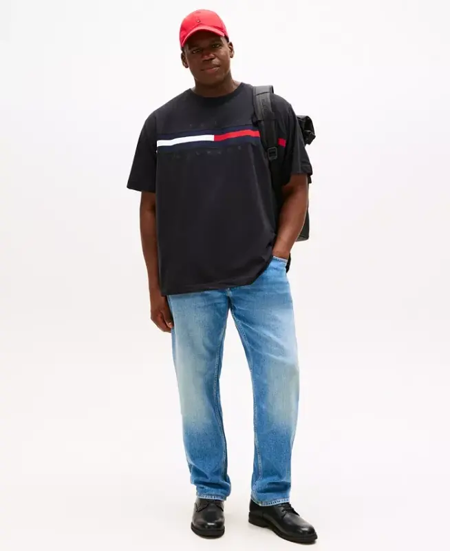 Men's Big & Tall Tino Logo Short Sleeve T-Shirt - Dark Sable - 4