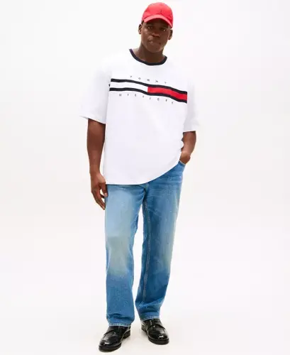 Men's Big & Tall Tino Logo Short Sleeve T-Shirt - Optic White - 4