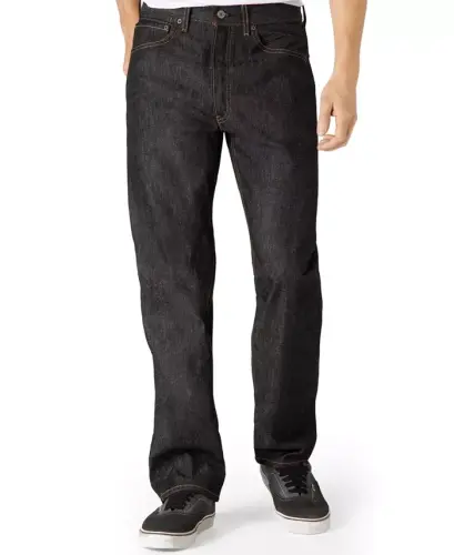 Men's Big & Tall 501® Original Shrink to Fit Jeans - Black Rigid 