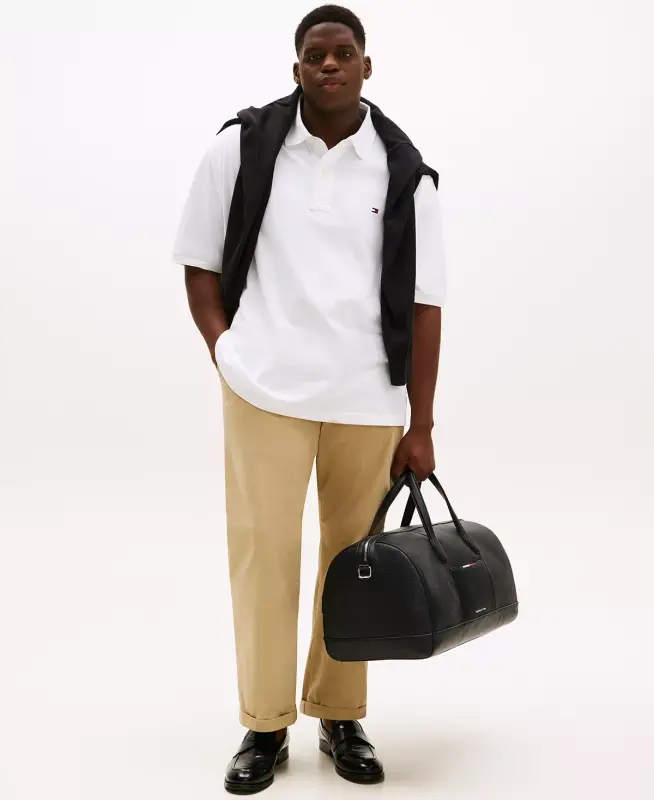 Men's Big & Tall Classic-Fit Ivy Polo - Classic White - 4