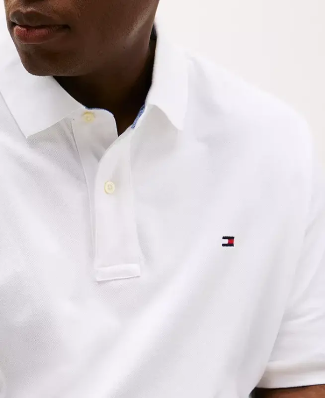Men's Big & Tall Classic-Fit Ivy Polo - Classic White - 3