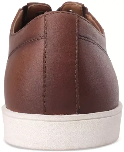 Men's Callowayy Leather Lace-Up Cap-Toe Sneakers, Exclusively at Modazone - Moroccan Brown Leather - 3