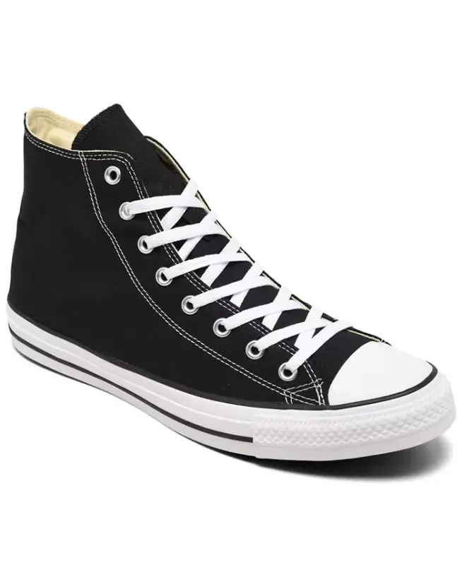 Men's Chuck Taylor Hi Top Casual Sneakers from Finish Line - Black - 1