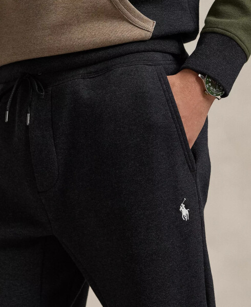 Erkek Çift Örgü Jogger Pantolon Black Htr - 3