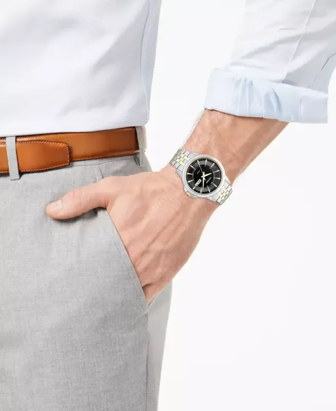 Men's Two-Tone Stainless Steel Bracelet 41mm - No Color - 2