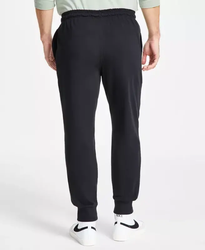 Men's Club Fleece Knit Joggers - Black/white - 4