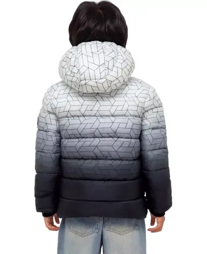 Erkek Çocuk (4 - 18 Yaş) Ağır Sıklet Puf Mont Kaban - Gri Ombre - ROKKA&ROLLA (1)