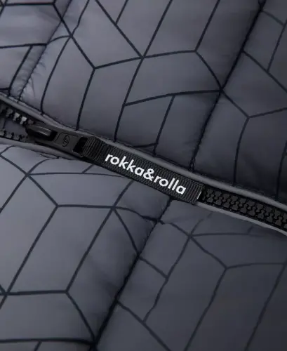 Erkek Çocuk (4 - 18 Yaş) Ağır Sıklet Puf Mont Kaban - Gri Ombre - 8