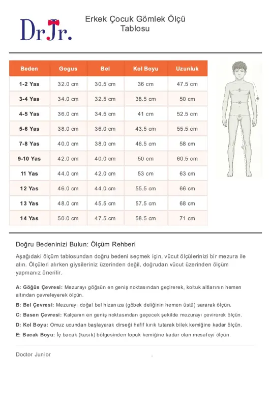 Erkek Çocuk Beyaz Gömlek-Beyaz - DOCTOR JUNIOR