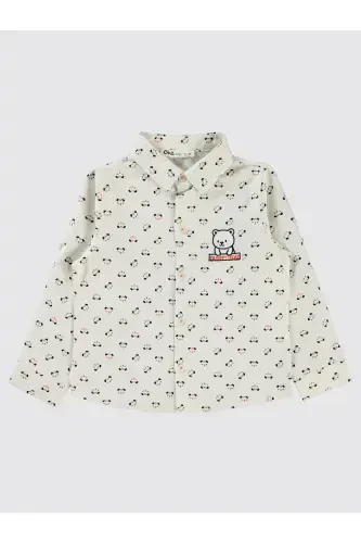 Boys Erkek Çocuk Gömlek 2-5 Yaş Bej - 1