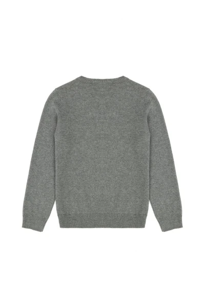 Erkek Çocuk Gri Melanj Basic Kazak 50269409-VR086-992431 - U.S. POLO ASSN. (1)