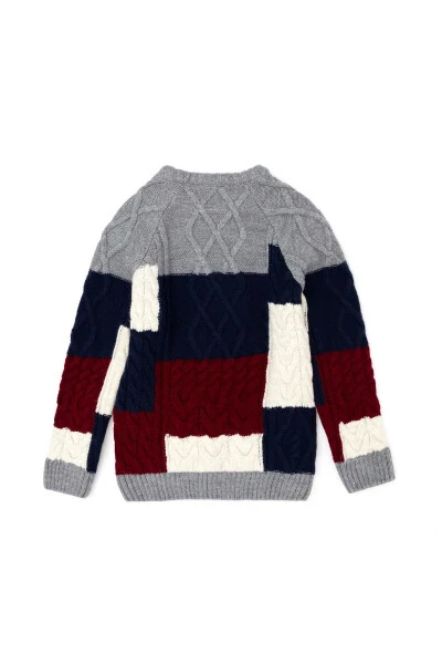 Erkek Çocuk Gri Melanj Kazak 50271370-VR086 - U.S. POLO ASSN. (1)