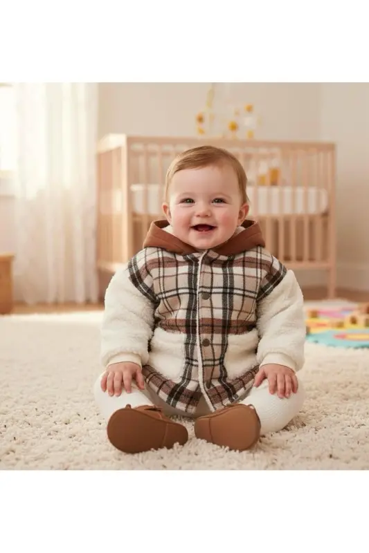 Erkek Çocuk Kapüşonlu Hırka - 1