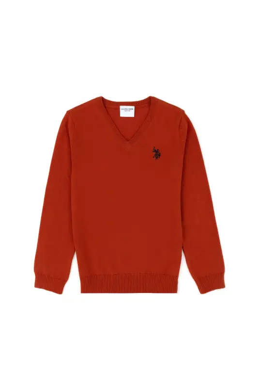 Erkek Çocuk Kiremit Basic Kazak 50275849-VR031 - 992421 - U.S. POLO ASSN.