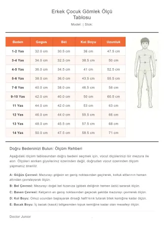 Erkek Çocuk Kırmızı Gömlek-Kırmızı - 4