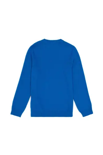 Erkek Çocuk Kobalt Basic V Yaka Kazak 50294200-VR077 - Kobalt - U.S. POLO ASSN. (1)