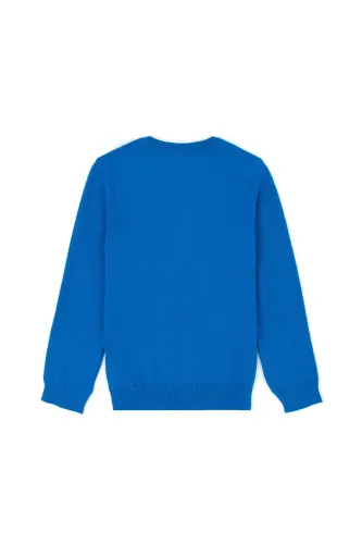 Erkek Çocuk Kobalt Mavi Basic Kazak 50275849-VR077 - 7476 - U.S. Polo Assn. (1)