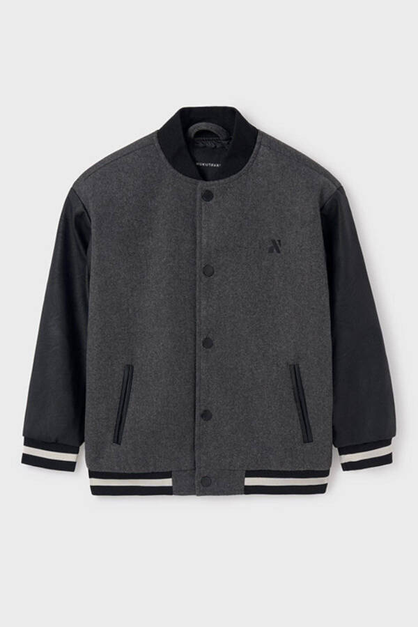 Erkek Çocuk 10-18 Yaş Astarlı Kaşmir Ceket Antrasit - 2