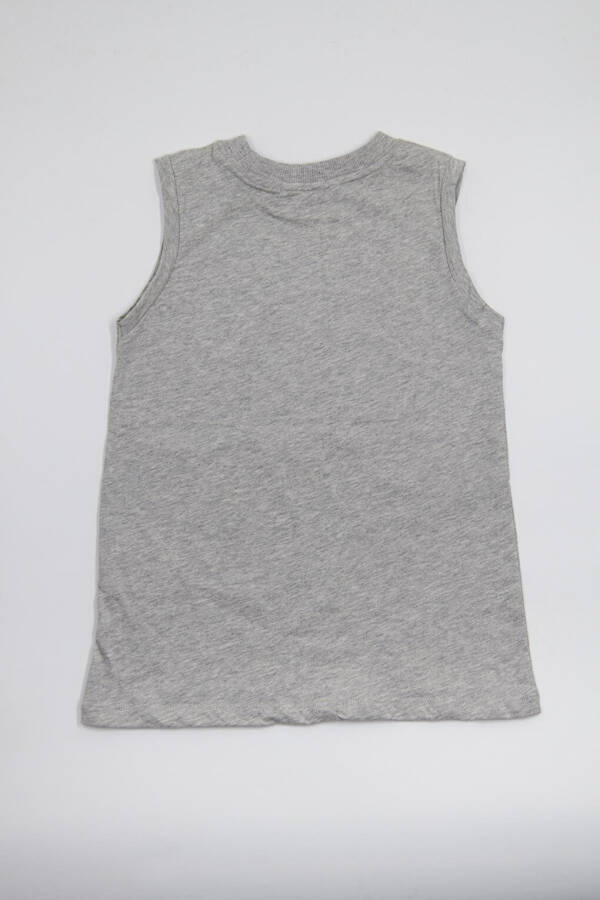 Erkek Çocuk Kolsuz Tshirt Gri - Tara-Gri - 4