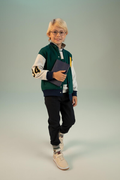 Erkek Çocuk Lacivert Gabardin Okul Pantolonu U3254a622au-Lacivert - 7