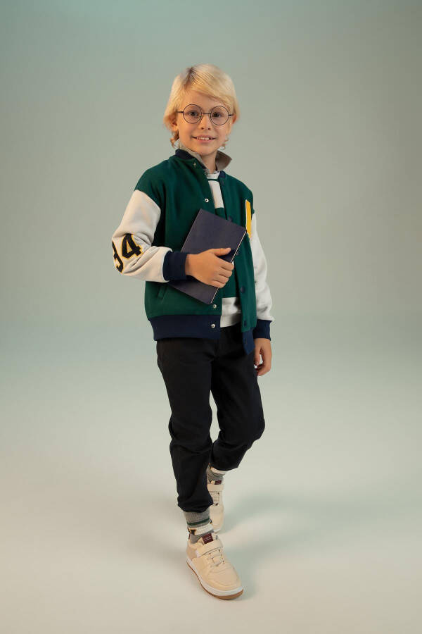 Erkek Çocuk Lacivert Gabardin Okul Pantolonu U3254a622au-Lacivert - 7