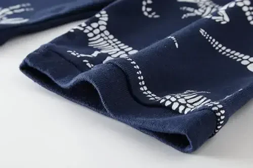 Boys Pajamas 100% Cotton Toddler 2 Piece Short Sleeve Pjs Kids Summer Sleepwear Clothes Set 3t-10t - 7