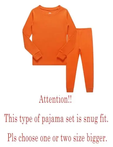 KikizYe Pajamas for Boys Pjs Kids Long sleeve Pijamas - 3