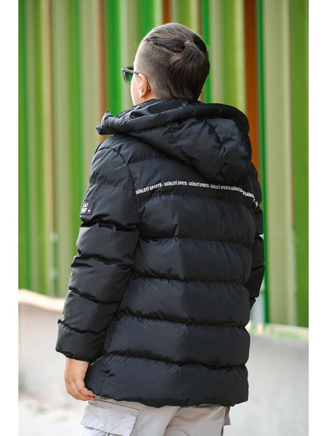 Gri Erkek Çocuk Şişme Mont KM.0027-Gri - 4