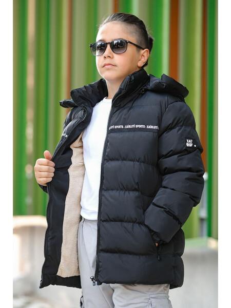 Gri Erkek Çocuk Şişme Mont KM.0027-Gri - 5