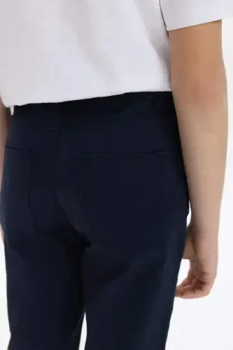 Erkek Çocuk Standart Paça Keten Görünümlü Pantolon B6707A824SP - 6