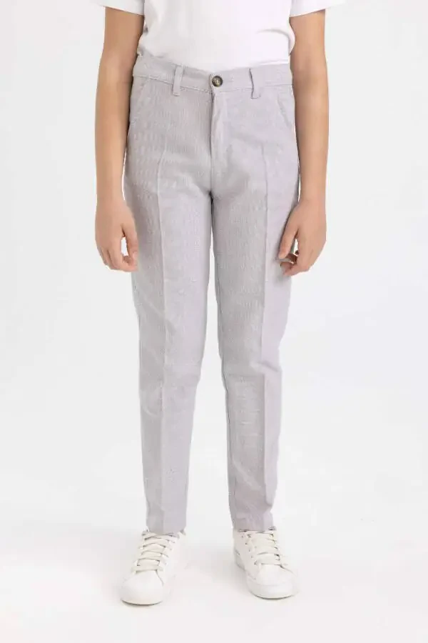 Erkek Çocuk Standart Paça Pantolon Bej - 1