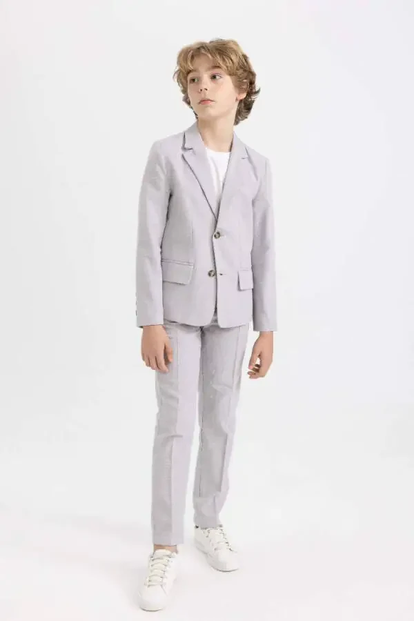 Erkek Çocuk Standart Paça Pantolon Bej - 4