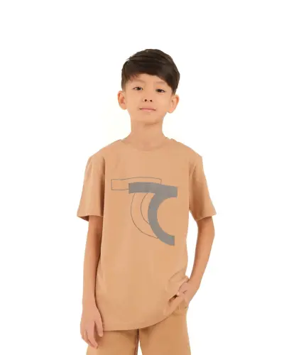 Boy's T-shirt - БЕЖЕВЫЙ 