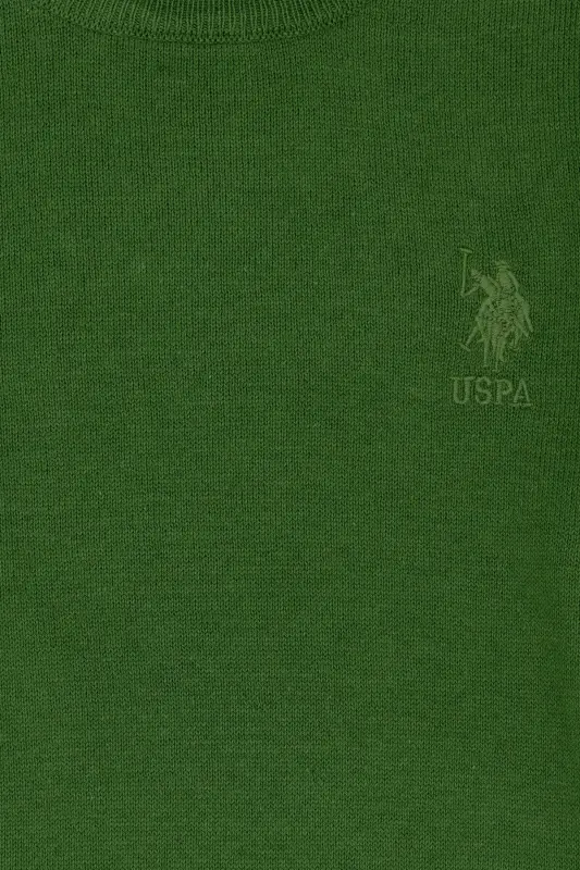 Erkek Çocuk Yeşil Basic Kazak 50269409-VR054 - 992433 - 3