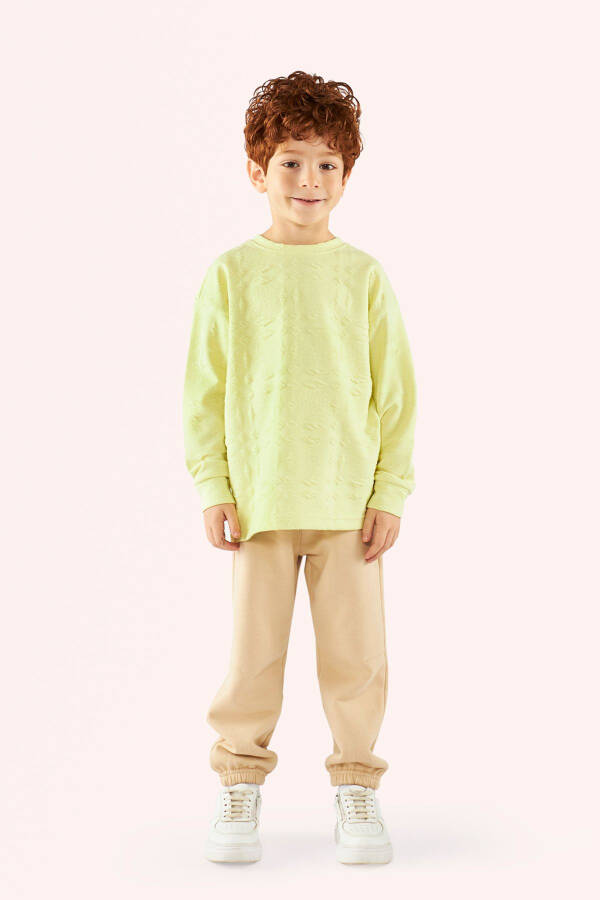 Erkek Çocuk Yeşil Sweatshirt - 007-Yeşil - 1