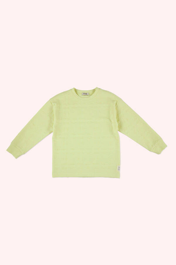 Erkek Çocuk Yeşil Sweatshirt - 007-Yeşil - 2