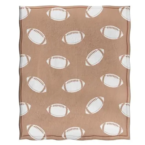 Jekeno Football Gifts Blanket for Boys Teens Girls, Sport Gifts for Adult Kids, Football Accessories Decor for Age 2-10 Year Old - 3